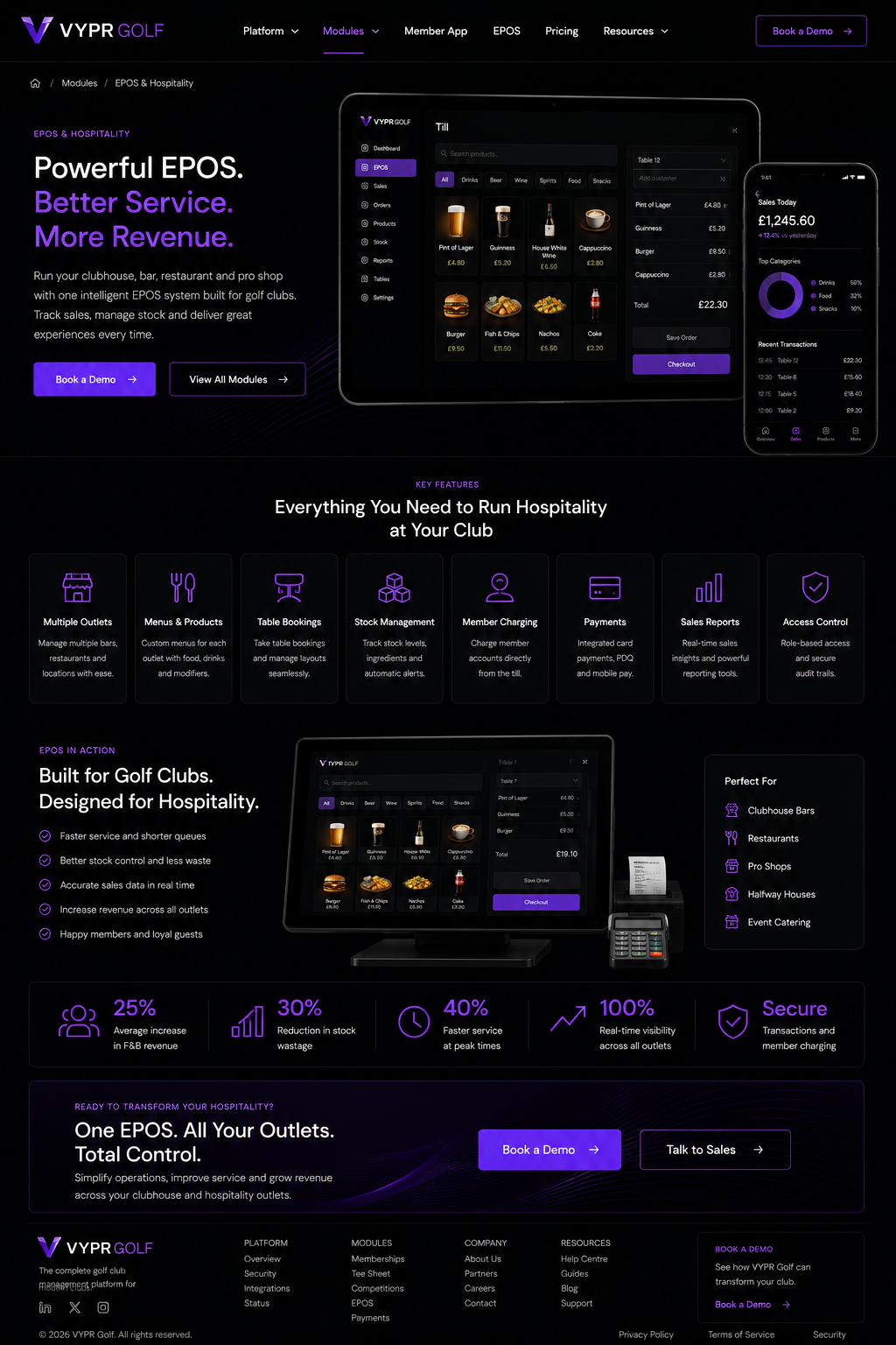 EPOS & Hospitality mockup